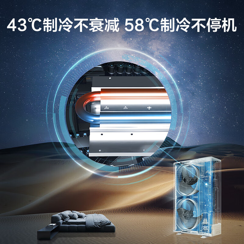 Hisense central air conditioner 5G + Honor home series home multi-connection first-level energy efficiency full DC frequency conversion 5G IoT intelligent control 5 horses first-level energy efficiency | one to five