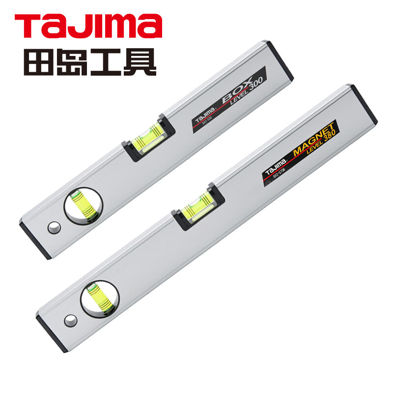 Tajima spirit level high-precision leveling ruler aluminum alloy mini small measurement home inspection tool 30 cm_Lightweight_BX2-S30
