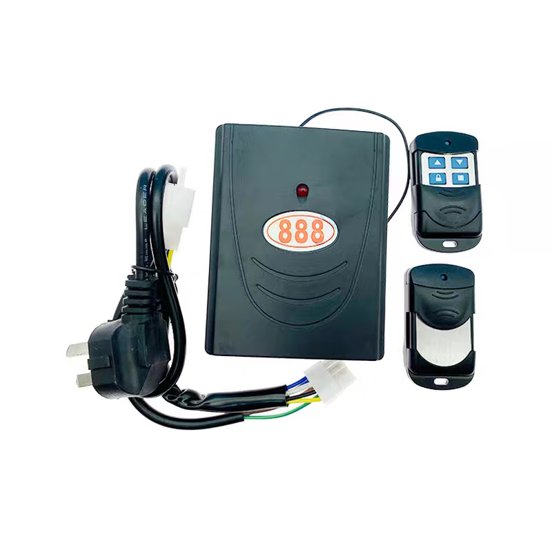 Tubular Motor Controller Universal Roller Shutter Door Receiver Roller Shutter Door Garage Door Manual Control Square Tubular + 2 Remote Control + Cable