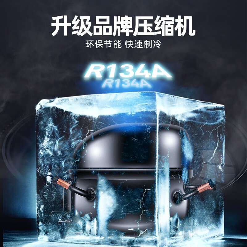 Xilaisheng display cabinet refrigerated beverage cabinet commercial refrigerator vertical fresh-keeping cabinet convenience store supermarket freezer beer cold drink cabinet direct cooling air-cooled three-door high-end black (upgraded to 1200L) direct cooling