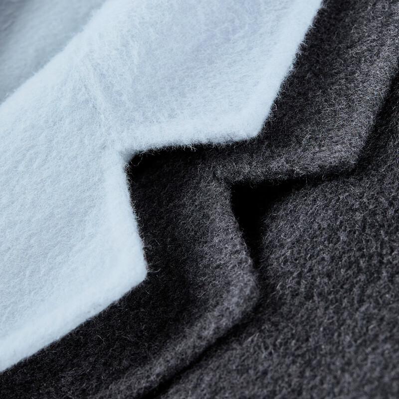 Shandubila 100% wool warm woolen coat for women winter tailored suit collar mid-length coat small commuter coat