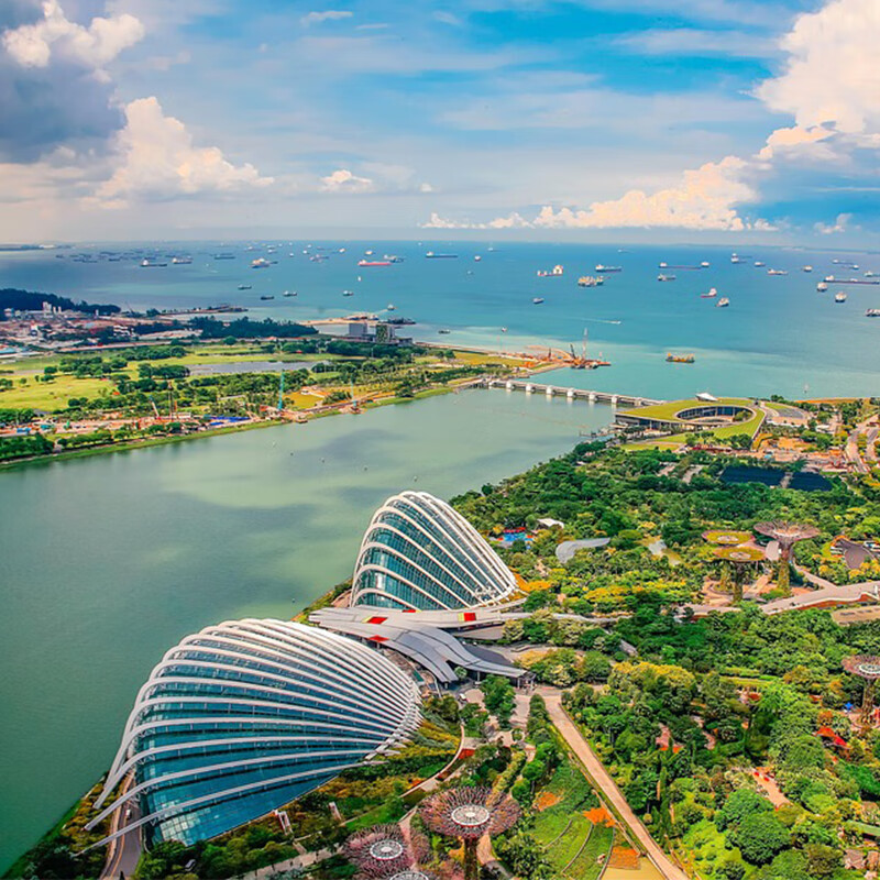 Air tickets included 5-6 days Singapore Malaysia tour group tour parent-child couple Merlion Sentosa