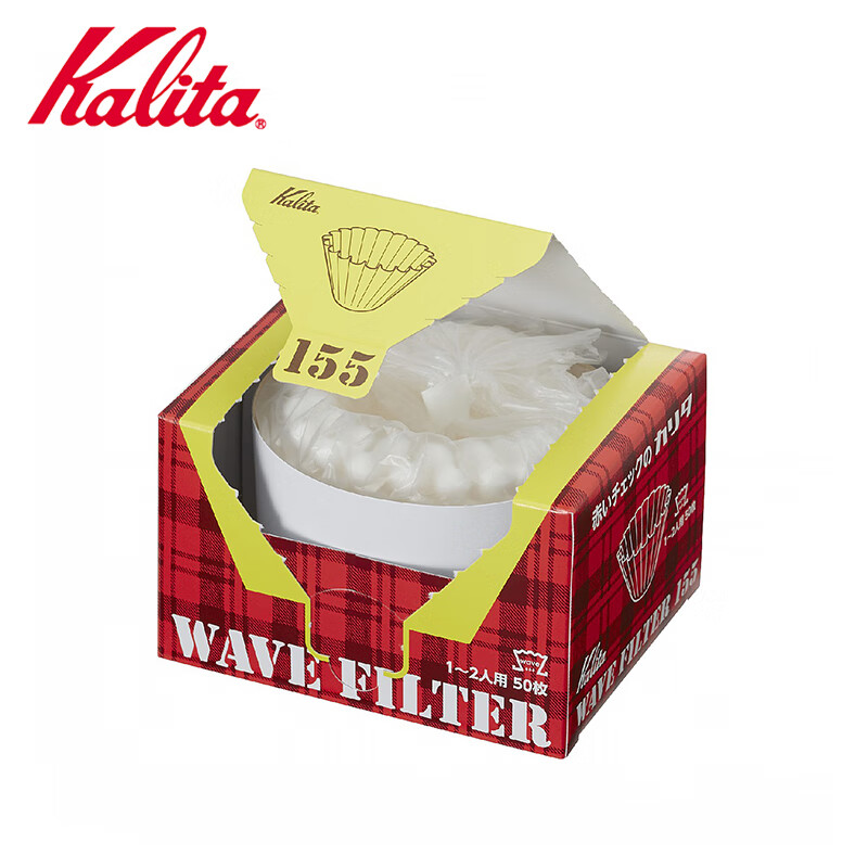 Hand-brewed coffee basket filter origami origami filter cup coffee filter paper No. 185 2-4 servings 50 pieces box