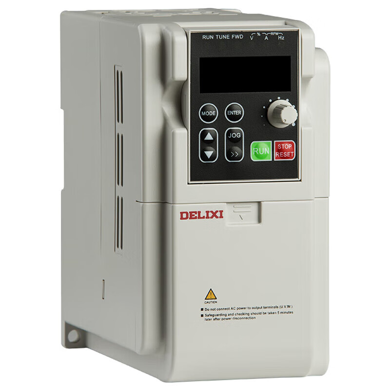 Delixi Electric (DELIXI) inverter EM60 three-phase 380v single-phase 220 fan water pump speed switch vector heavy load 1.5KW three-phase 380V