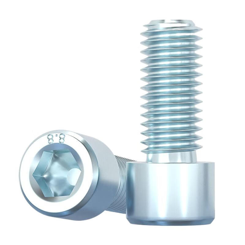 Tianzhuo Hardware National Standard 8.8 grade galvanized hexagon socket screws and bolts M3M4M5M6-M24*16/20/25mm M4*5 full thread 150 pcs