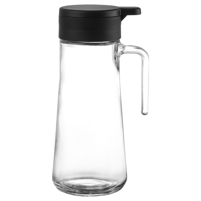 IKEA (IKEA) CELEBRERA large-capacity leak-proof and splash-proof oil jug and vinegar bottle glass bottle with lid glass oil/vinegar bottle