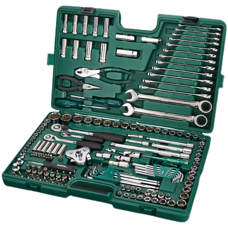 Shida Auto Repair Tool Set 150 Pieces 09510 Car Repair Special 128 Piece Car Sleeve 09014A Lifetime Warranty 09510-150 Piece Comprehensive Set Classic Set