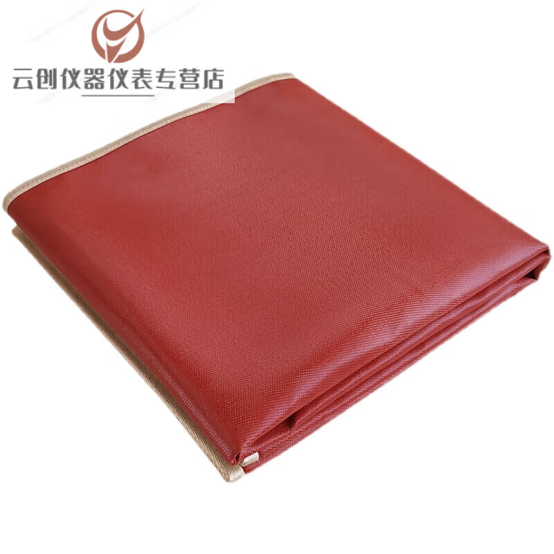Medium silicone fire blanket for welding, temperature resistant to 1000 degrees, welding slag resistant, fire industry chemical 4S shop silicone fire blanket, 1mm white, 2 meters, 3 meters, temperature resistant to 550 degrees