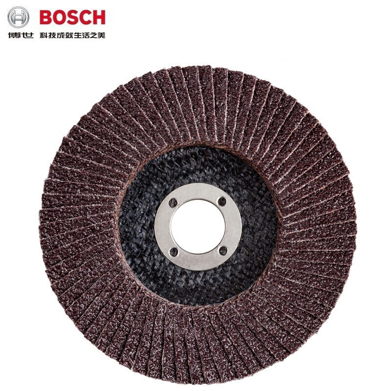 Bosch (BOSCH) 100/125/180mm louver blade angle grinder grinding louver wheel metal rust removal polishing wheel 125mm 120 mesh practical type