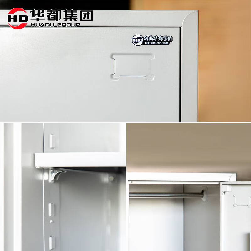 Ni Zhier Huadu single-door locker, iron cabinet, single locker, employee locker, locker, steel locker, simple small wardrobe, single four-door locker_Yaohei
