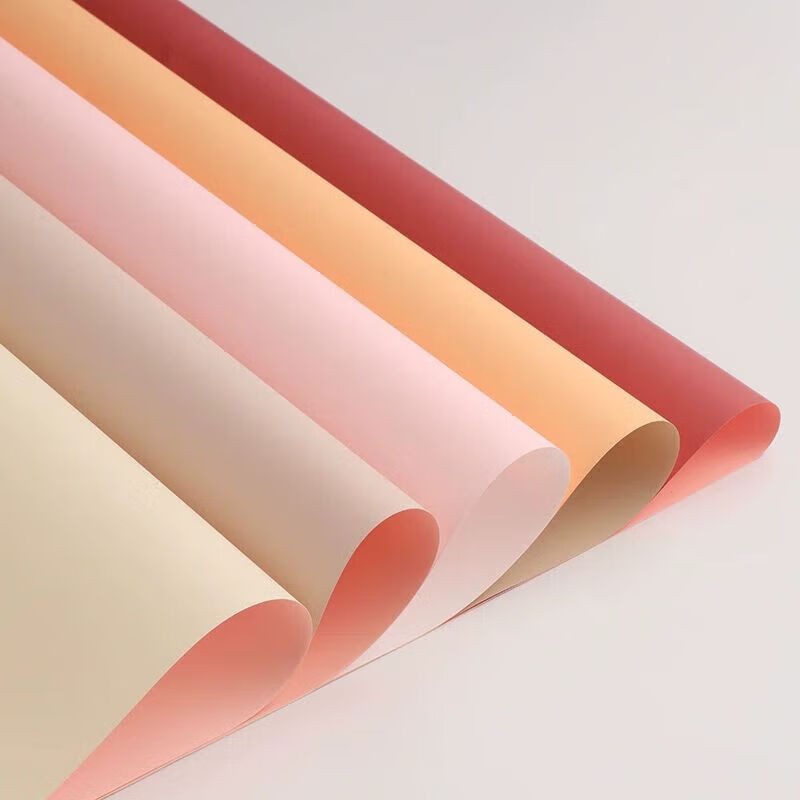 Teacher's Day Ouya paper flower bouquet wrapping paper waterproof two-color flower shop materials handmade flower wrapping paper diy material X1hd2 champagne + matcha 58*58cm/20 sheets