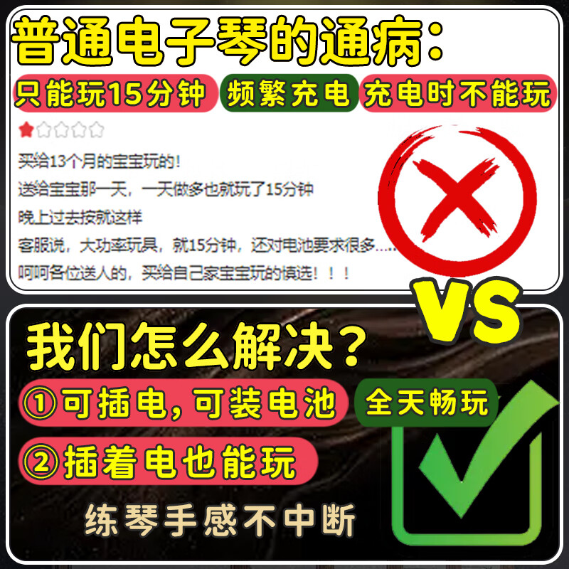 Live stone electronic piano children's piano toy 1-3 years old 3-6 baby one-year-old baby toy girl birthday gift New Year high-end portable gift box 37 keys bonus microphone + earphones + music score + video + dual power supply Wooden toys for toddlers 2-6-12 years old entry-level newborn baby meet birthday gift New Year's Day