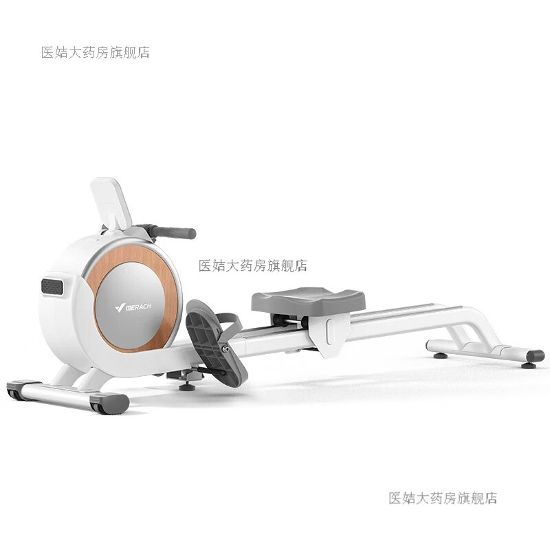MERACH rowing machine Q1 smart home super fat-burning aerobic exercise training fitness device magnetic rowing machine white - supports Huawei Sports Health APP