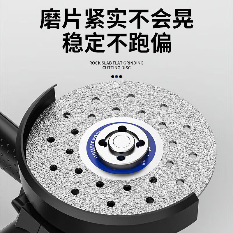 Fangdawang rock plate cutting piece, ceramic tile trimming stone flat grinding 45 chamfering and bevel cutting grinder grinding piece, dual-purpose sharp, industrial grade emery + reducing ring, 2 pieces