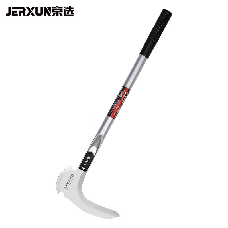JERXUN sickle double-cutter grass cutting and firewood cutting knife outdoor road cutting knife cutting branches and cutting wheat and rice straw agricultural weeding tools