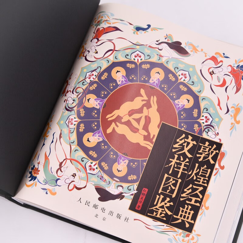 Dunhuang Classic Pattern Illustrated Dunhuang Art Millennium Dunhuang Patterns Border Caisson Canopy Fabric Decoration National Style 8 Free Ancient Pattern Papers Produced by Huike