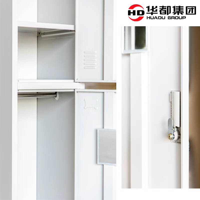 Ni Zhier Huadu single-door locker, iron cabinet, single locker, employee locker, locker, steel locker, simple small wardrobe, single four-door locker_Yaohei