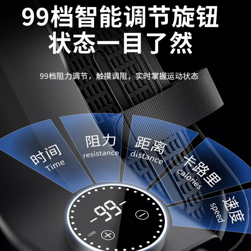 Hanma Foldable Self-Powered Fat-Burning Intelligent Rowing Machine for Home Training Magnetic Silent Rowing Machine for Exercise and Aerobic Fitness Standard Model/Athens Black/Manually Adjustable Resistance