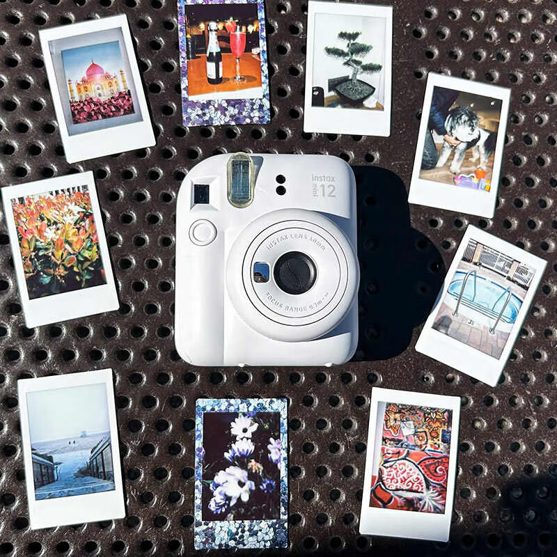 Fuji (FUJIFILM) Polaroid camera mini12 camera mini11 photo paper one-time imaging photo birthday gift Mini12 Iris Purple International version Christmas gift annual meeting prize
