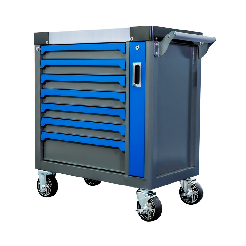 Ni Zhier tool cart auto repair cart can push box repair storage storage shelf drawer type combination mobile tool 408-piece tool cart set 7 layers