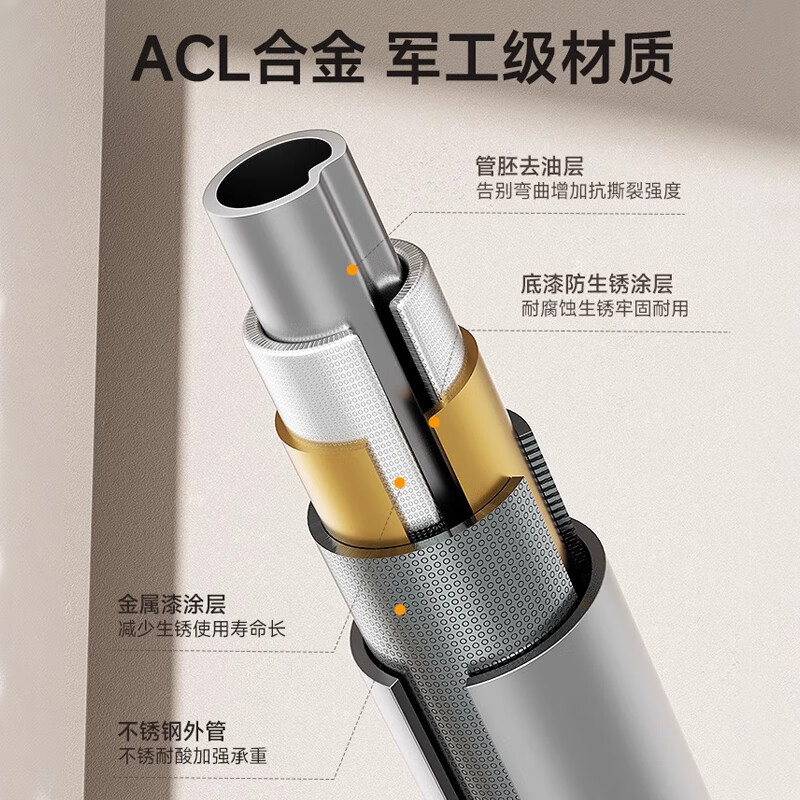 Maifeit lumbar traction belt hanging horizontal bar home indoor pull-up lumbar disc herniation stretcher suitable for 70-96cm upgraded triangular plate anti-slip horizontal bar