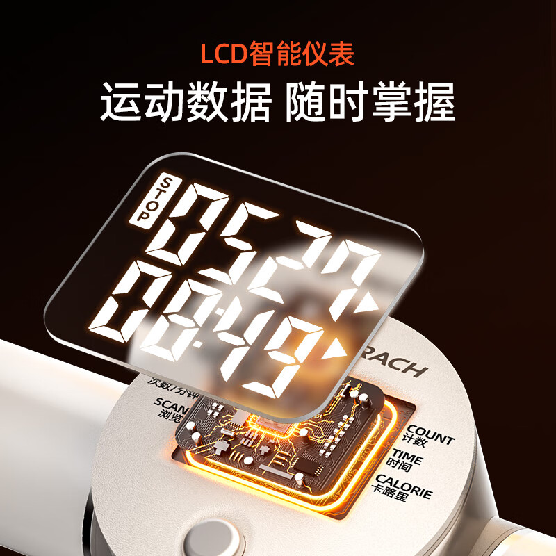 Merrick (MERACH) stepper artifact sports equipment home fitness equipment small in-situ stepper silent basic model silent and compact - load capacity 200 pounds - 1