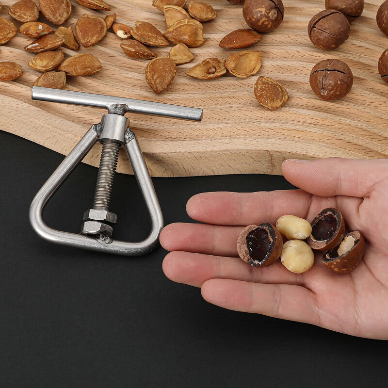 Nut opening tool walnut almond macadamia nut shell opener fruit opener stainless steel nut clamp tool stainless steel tightening size opener