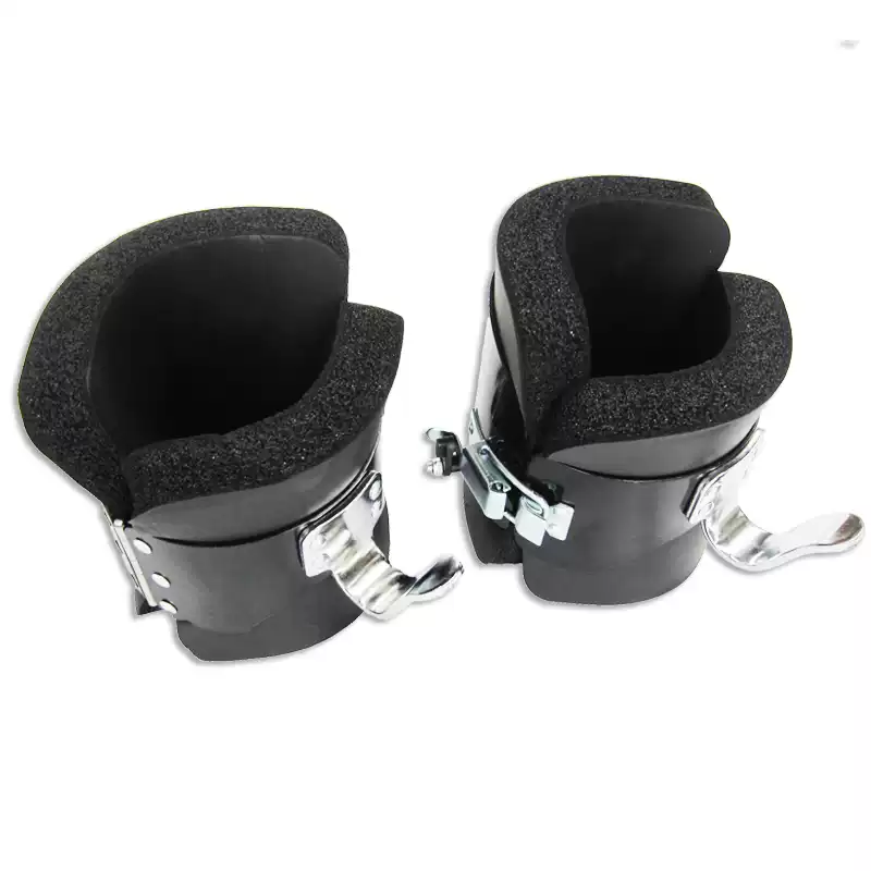 Free shipping: Inverted hoist booster, inverter, shoes, foot covers, horizontal bar, inverted hooks, fitness supine handstand sports equipment, a pair of black foot covers for children or those with thin legs, a towel is required