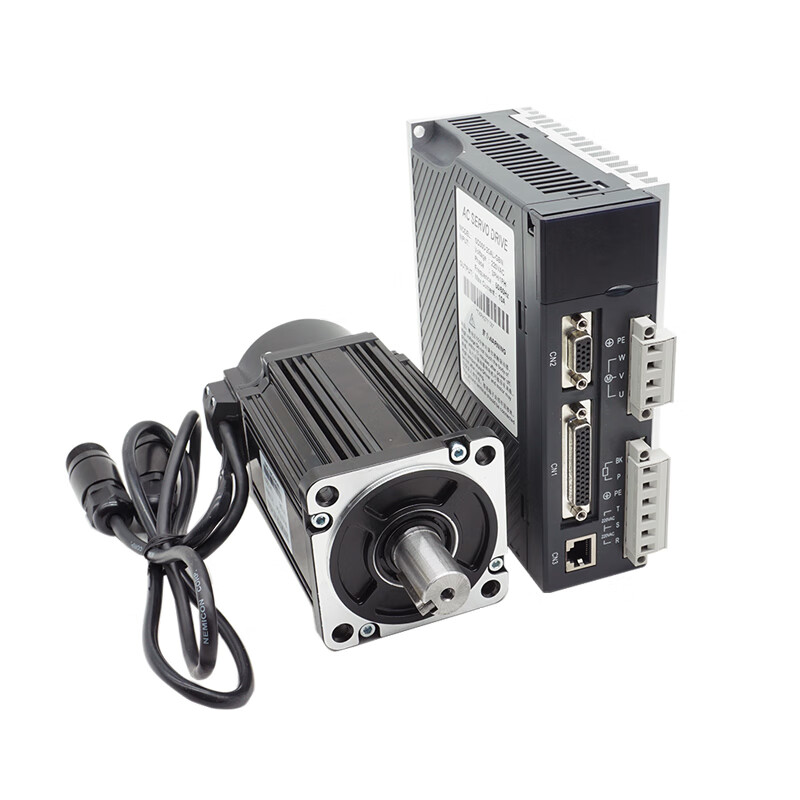 Yue Changsheng Times Chaoqun SD series 80 servo motor set 750W400W1KW3 AC motor driver 80 servo 400W set 3000 rpm 1.27NM motor