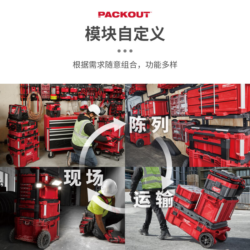 Miwaki Packout imported tool box industrial-grade multi-functional hardware household storage box 48-22-8440
