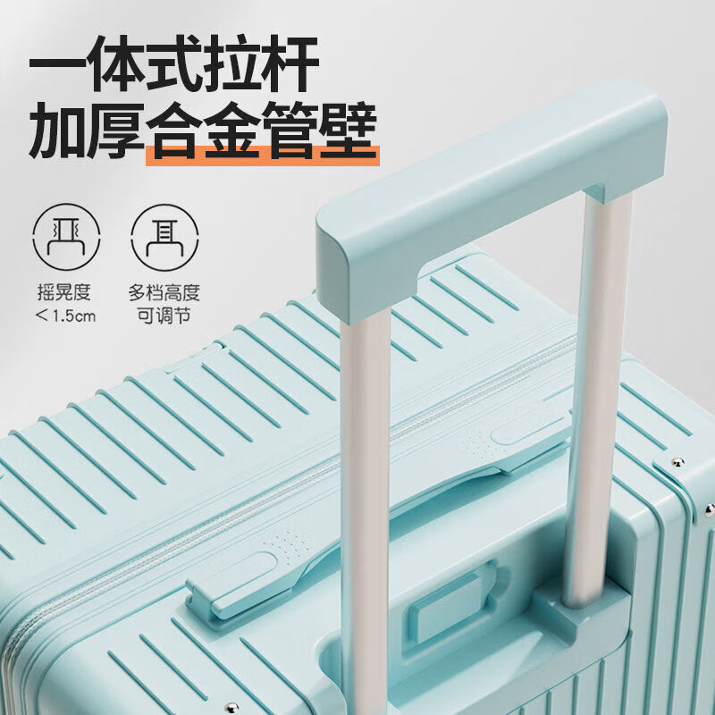 Double Star Multifunctional Suitcase Large Capacity Trolley Case Men's Large Luggage Password Box Girls' Large Suitcase Boarding Case Milky White Multifunctional + Mother and Child Box 28 Inch Business Travel Abroad