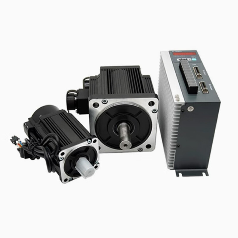 Yue Changsheng Times Chaoqun 60/80/110/130 flange servo motor set driver 400W750W1500 90 flange 1KW2500 turn 4NM horizontal use 24V