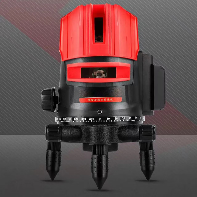Infrared level meter green light laser outdoor 3 lines 5 lines strong light outdoor high precision automatic leveling water level meter green light 2 lines + dual lithium battery