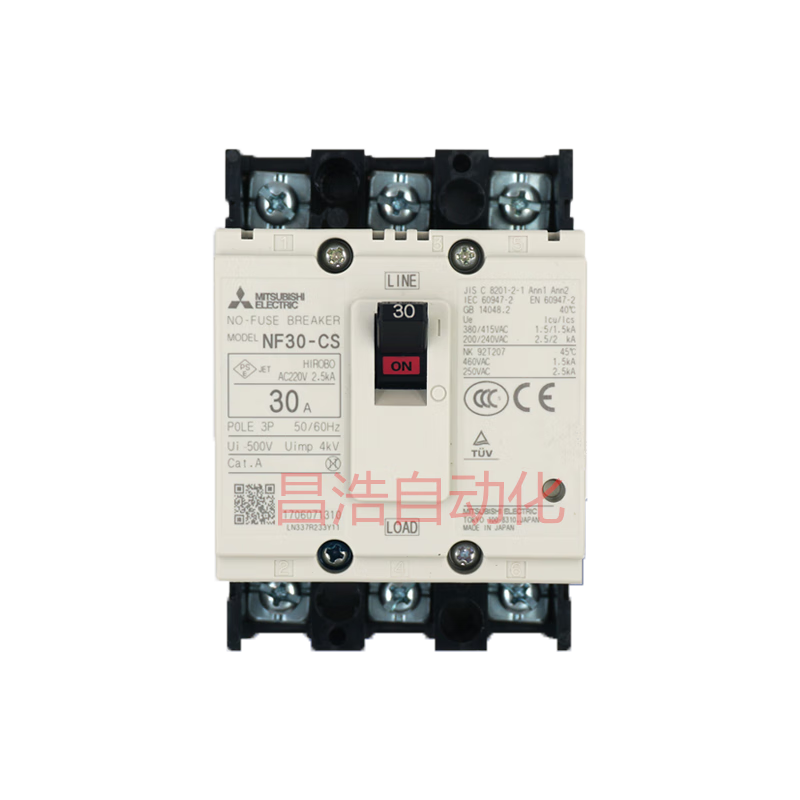 Original Mitsubishi plastic case circuit breaker air switch 3P 5A 10A 15A 20A 30A 15A NF30-CS 3P