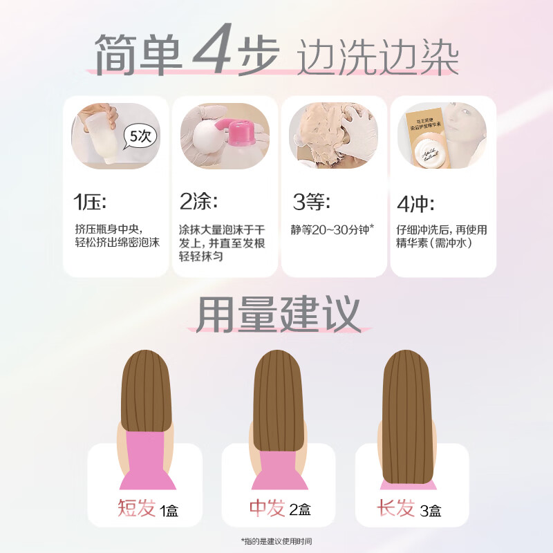 LIESE Kao Lijie Foam Hair Dye CAWF8 Natural Black Hair Dye Cream Trendy Color Dye Unisex