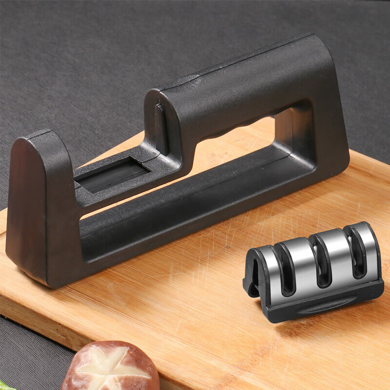 Baijie quick knife sharpener artifact multi-functional household whetstone kitchen knife scissors three-stage sharpening rod special tool
