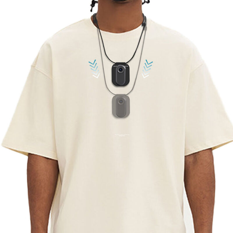 Photographer Sports Thumb Camera Cycling Recorder Travel Outdoor Student Thumb Camera Portable Shooting HD Volg Chest-Fixed Head Mounted Camera Black Charging Box + 1080P + 1.47 Large Screen + Magnetic Lanyard 128G