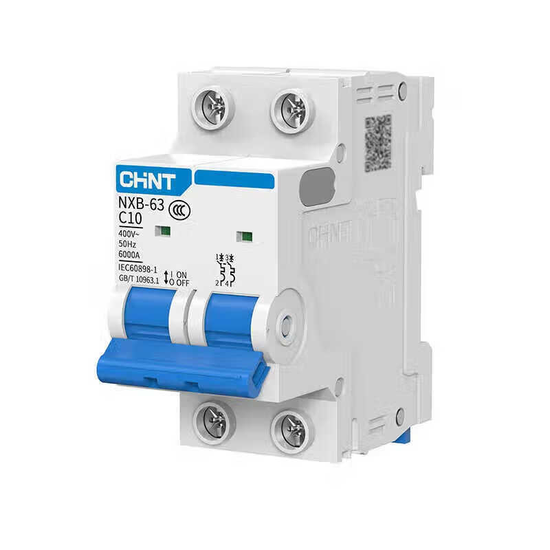 Chint air circuit breaker with leakage protector C type NXB/NXBLE-32D type 63YH small leakage protection circuit breaker 1P2P C type air circuit breaker series 2P16A