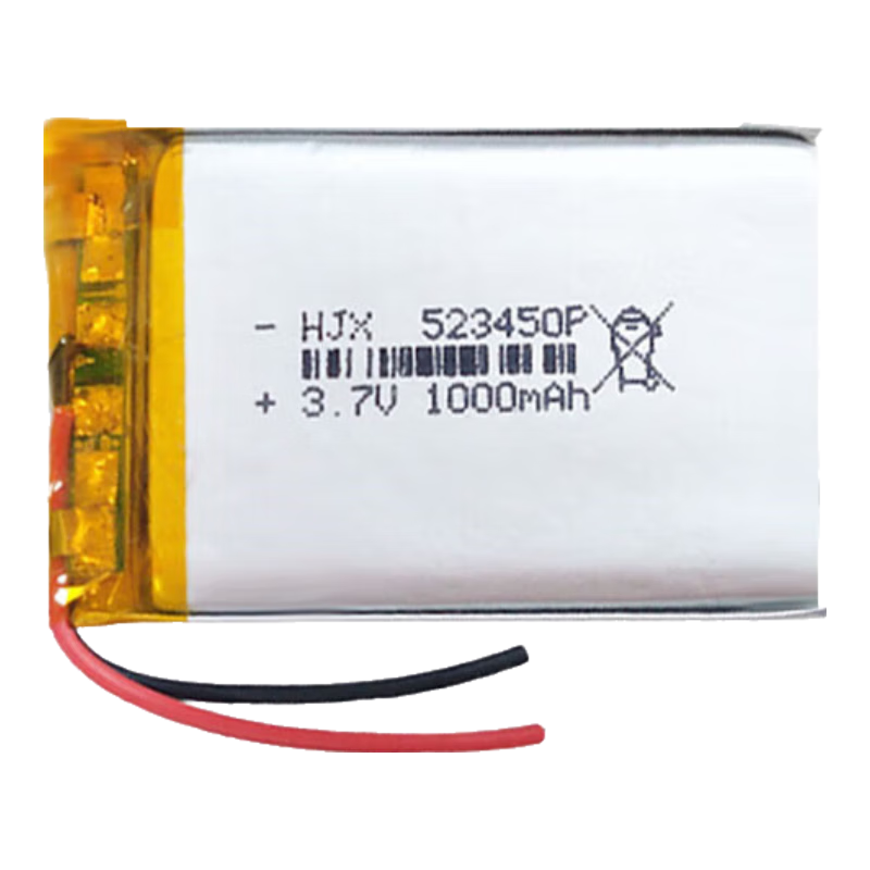 Xijiuyang 3.7v battery small polymer lithium battery rechargeable large-capacity driving recorder Bluetooth headset battery durable 523450/1000 mAh