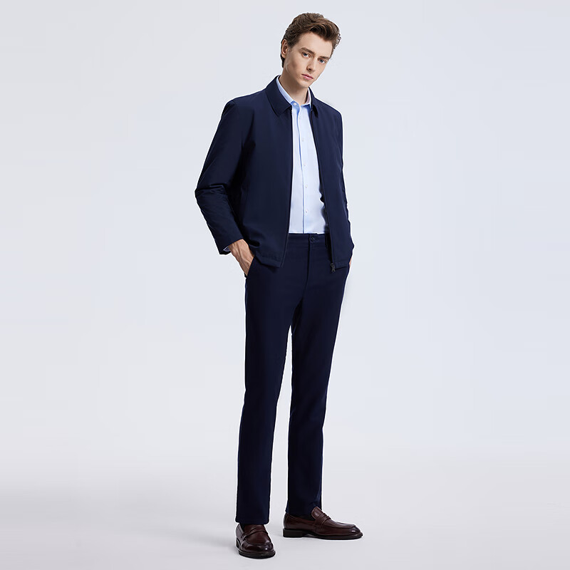 Youngor Men's Winter Goose Down Jacket Executive Business Coldproof Warm 90 Velvet Liner Jacket 429994