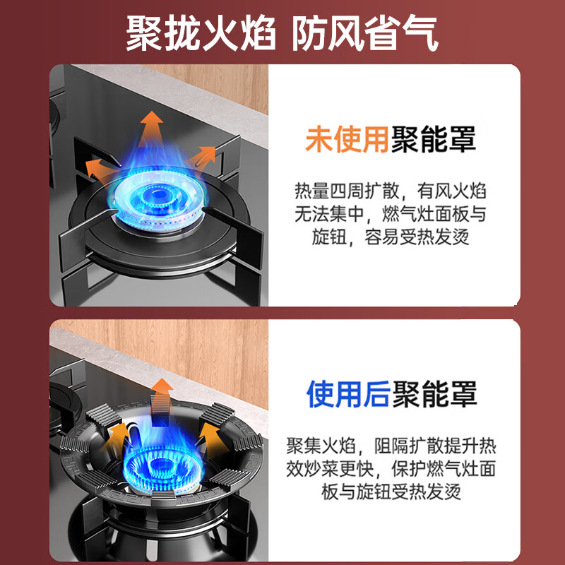 Beishi gas stove bracket windproof fire cover gas stove cast iron windproof cover fire focus anti-slip pot rack stove stand support stove stove head bracket universal