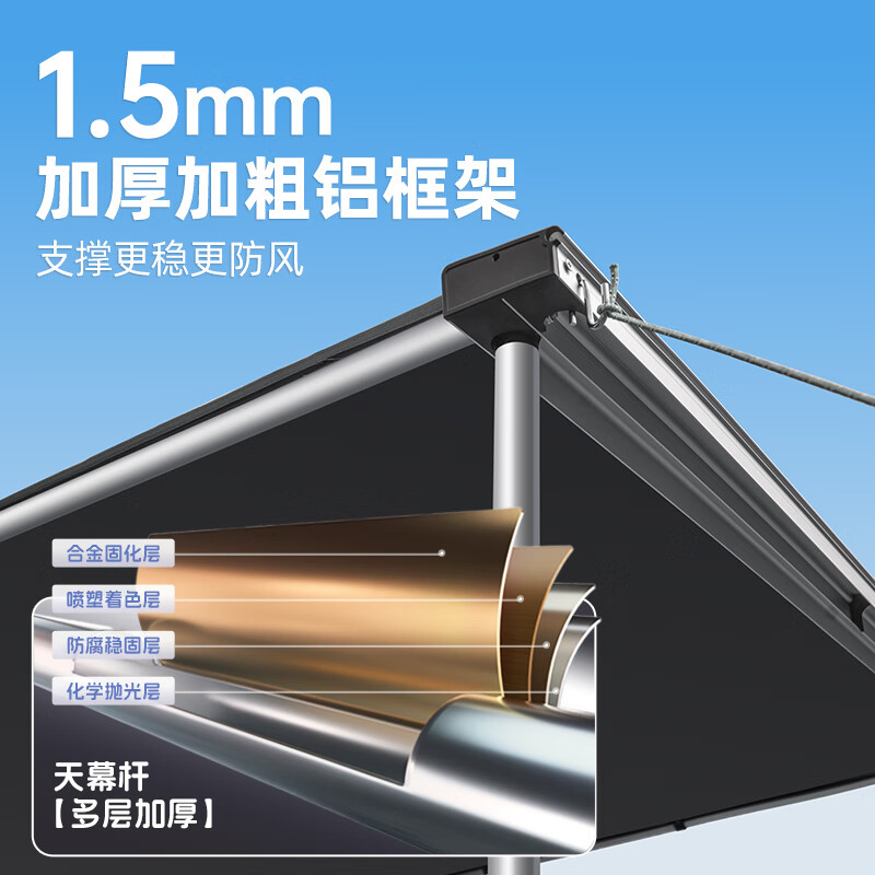 WILDWANDER outdoor car side canopy side tent tank 300 car side canopy SUV BYD tent awning self-driving camping