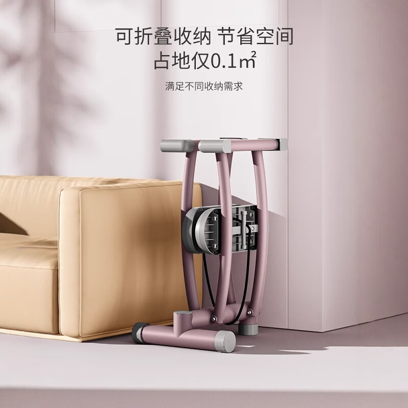 JCZS German brand ski machine for women's pelvic floor muscle training silent indoor sports fitness home leg clamp silver carbon gray advanced model thickened ski machine (quiet