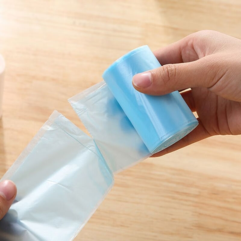 Small garbage bag 25x30cm desktop office home car thickened mini mixed color plastic poop cat poop mini 180 pieces available for half a year 90% of customers choose starry sky black