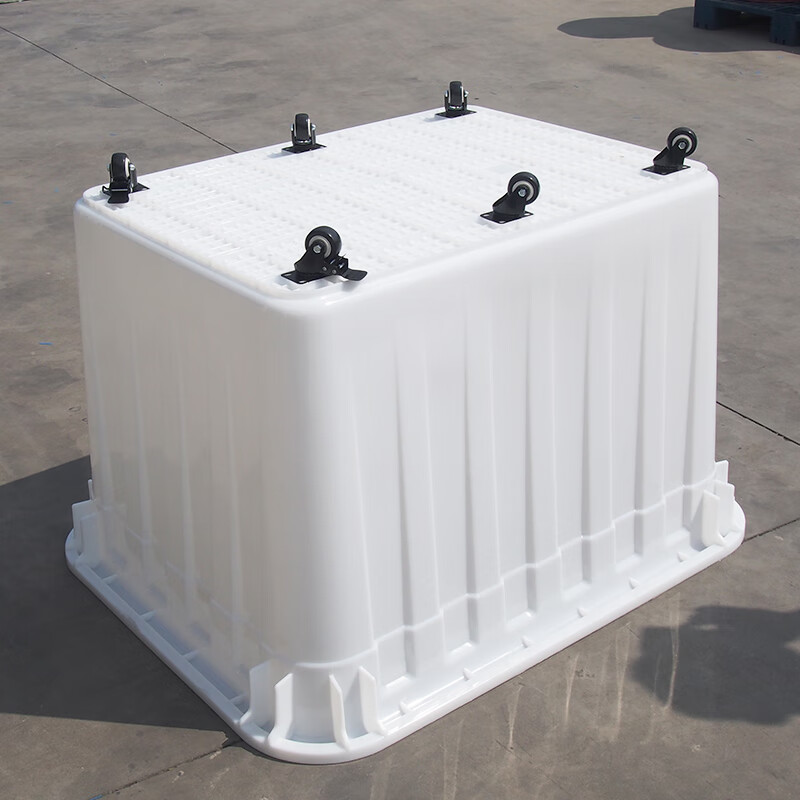 Ni Zhier rectangular large e-commerce clothing linen towel trolley packaging materials cargo frame blue without cover* plus PU polyester load-bearing wheels 600K box & length 110*width 89*height 71 cm