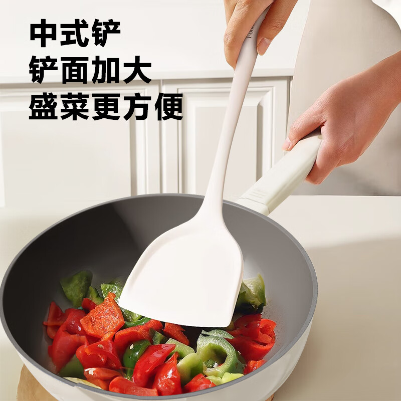 Royalstar silicone spatula household kitchen utensils non-stick wok spatula food grade high temperature resistant cooking spatula