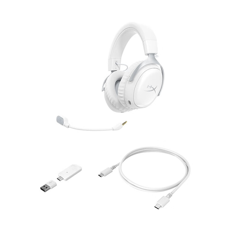 Extremely unknown (HYPERX) Hurricane 2 Hurricane 3 series e-sports gaming headset headset fps chicken headset noise reduction microphone original Kingston cloud2 gaming headset hurricane 3 wireless enhanced version frost white 200 hours long battery life