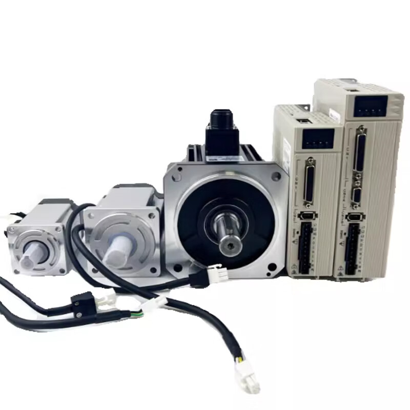 Yue Changsheng 60/80/110/130 AC servo motor set 400W750W bus ECAT/communication 485 driver 80 servo 2.4NM750W3000 turn set bus Ethercat multi-turn horizontal use