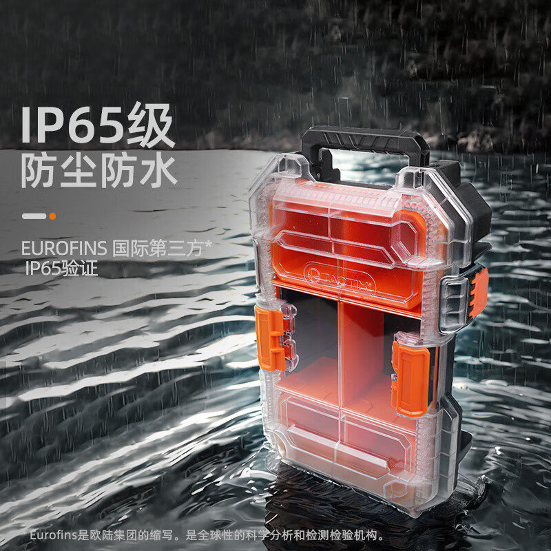 Tactix transparent parts box 2.0 stacking tool box accessories industrial screw storage box 320416