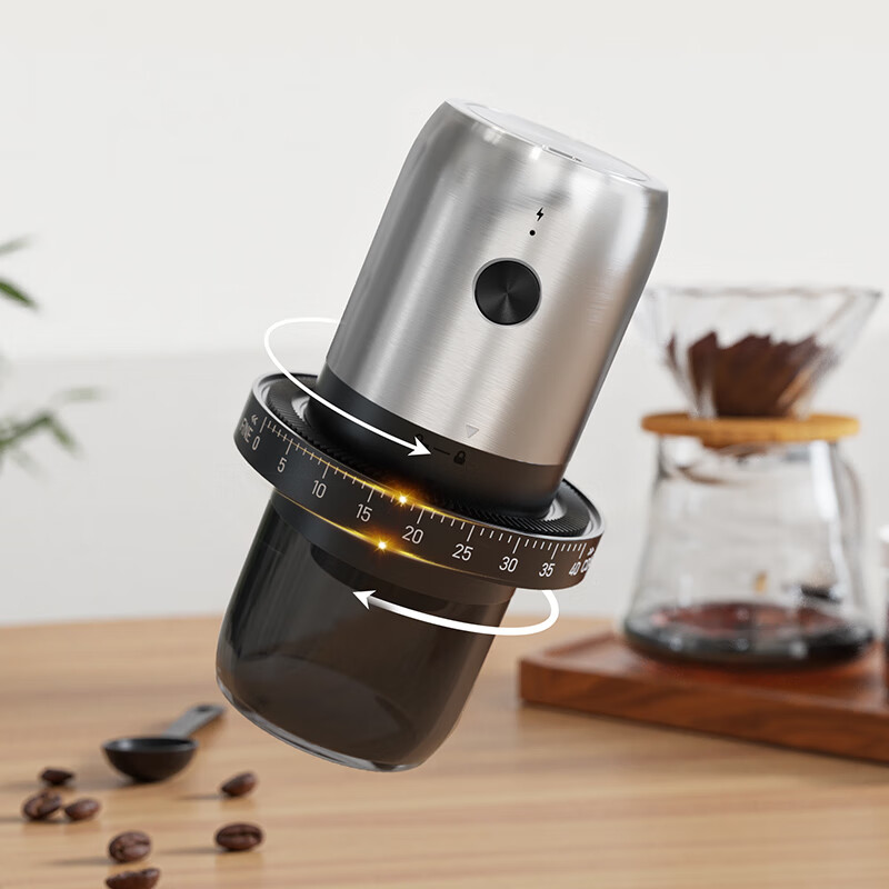 CLITON electric coffee grinder coffee bean grinder hand-brewed coffee machine automatic grinder coffee filter paper filter cup
